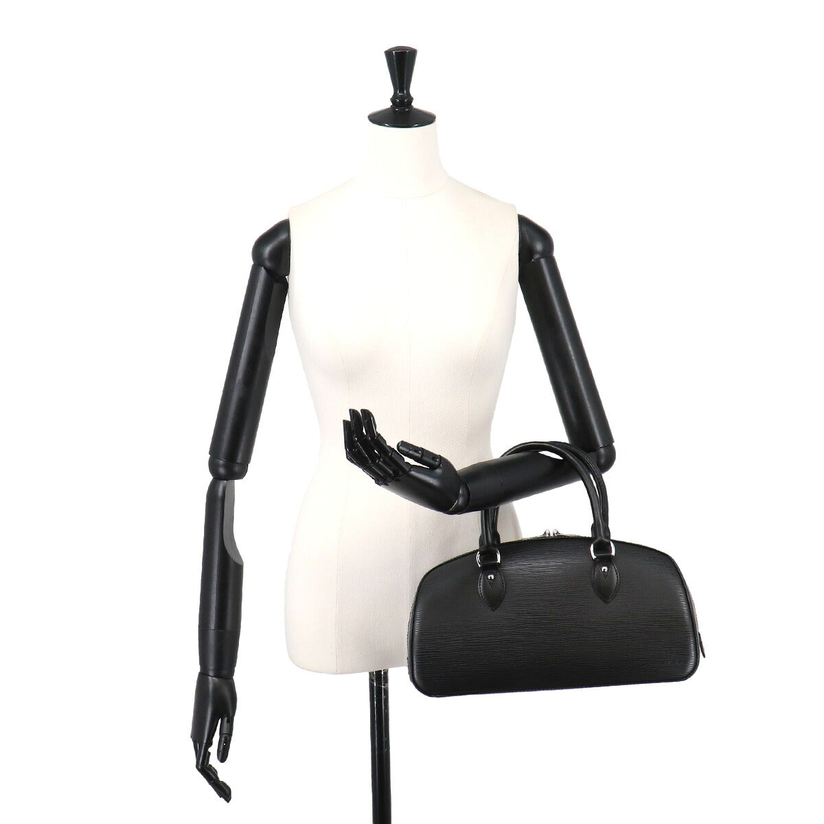 Epi Jasmin Hand Bag Leather Noir Black M52852 Purse