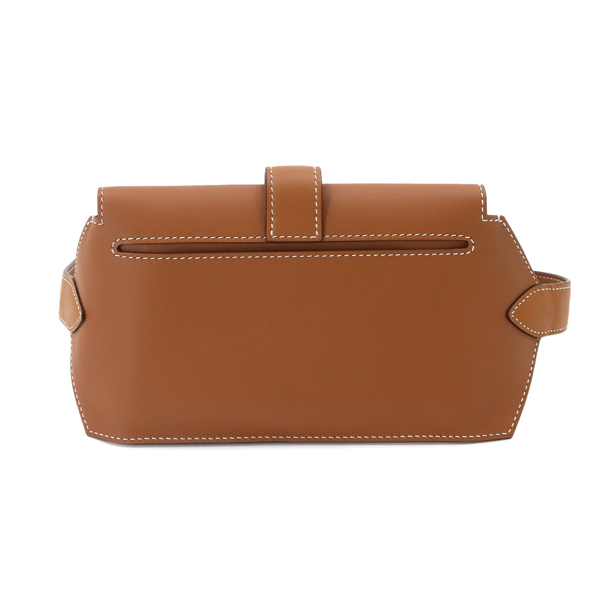Elan pocket 24 Belt Waist porch Crossbody Bag Swift Gold XS