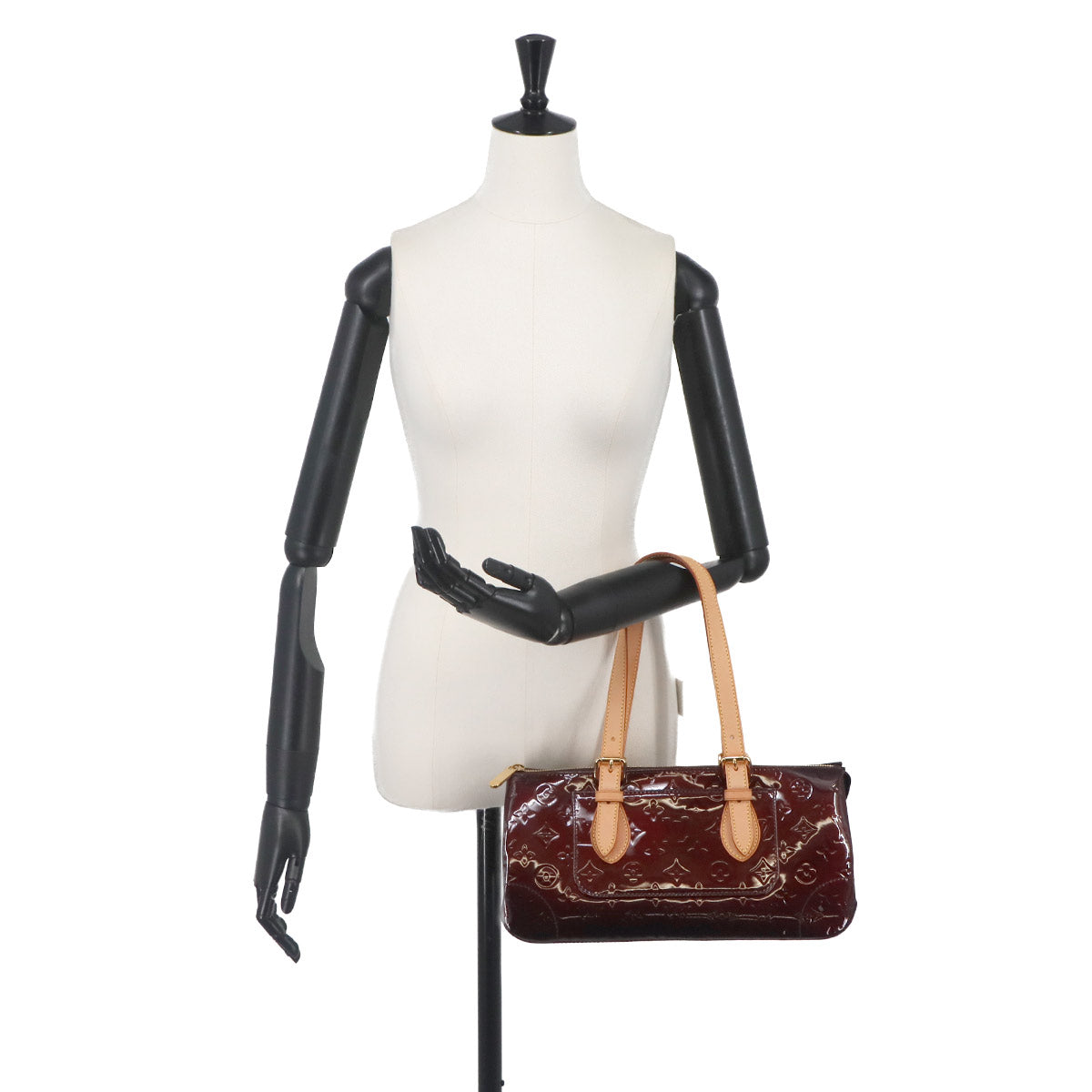 Vernis Rosewood Avenue Shoulder Bag Amarante M93510