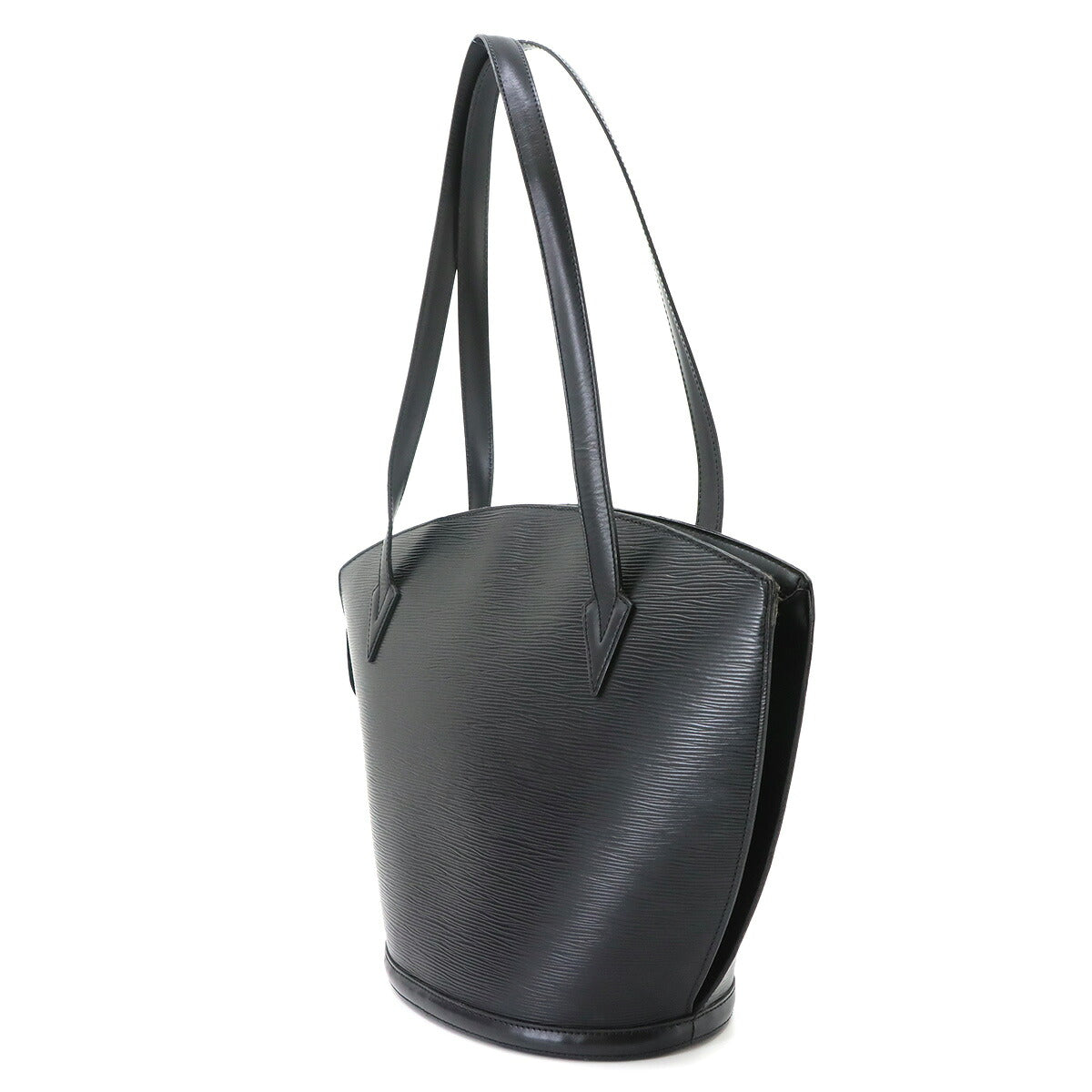 Epi Saint Jacques Shopping Tote Bag Leather Noir M52262