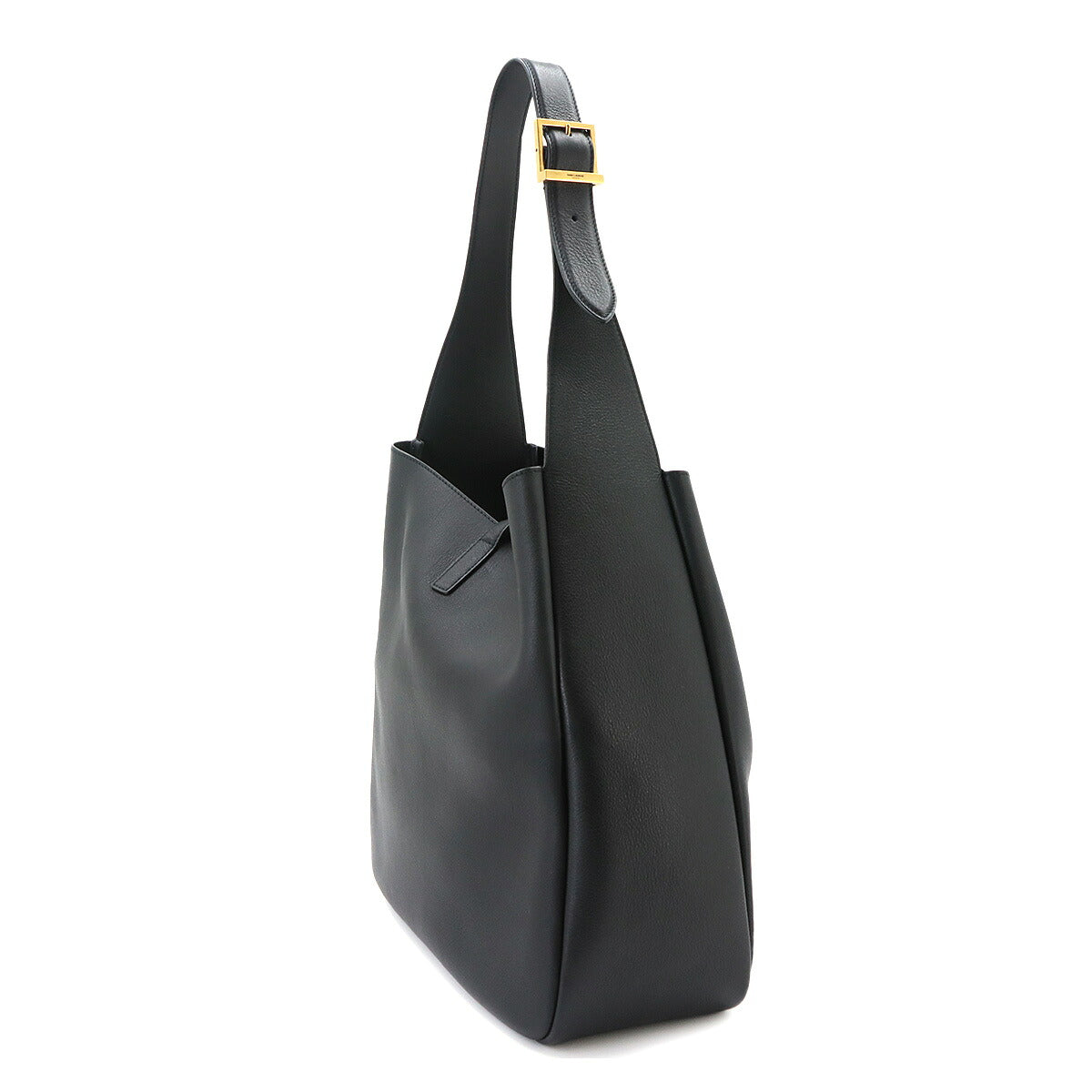 LE 5 A 7 Large Shoulder Bag Leather Black 753837 Purse