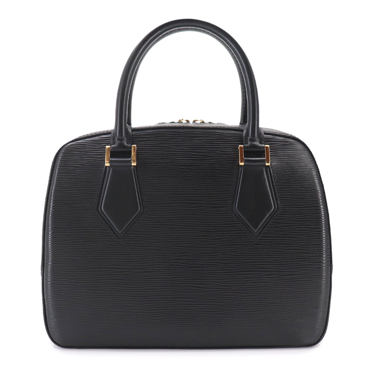 Epi Sablons Hand Bag Noir Black Leather M52042 Purse