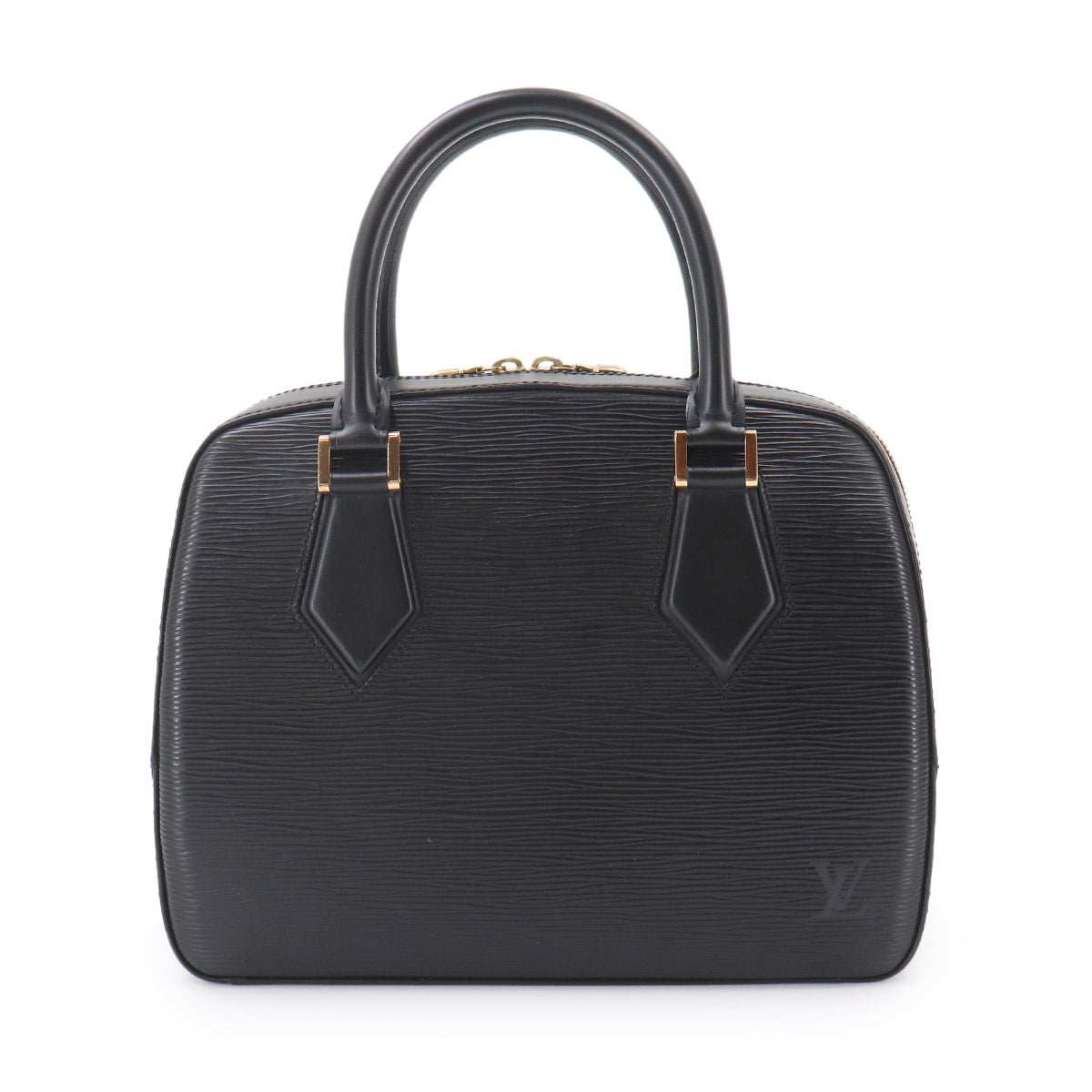 Epi Sablons Hand Bag Noir Black Leather M52042 Purse