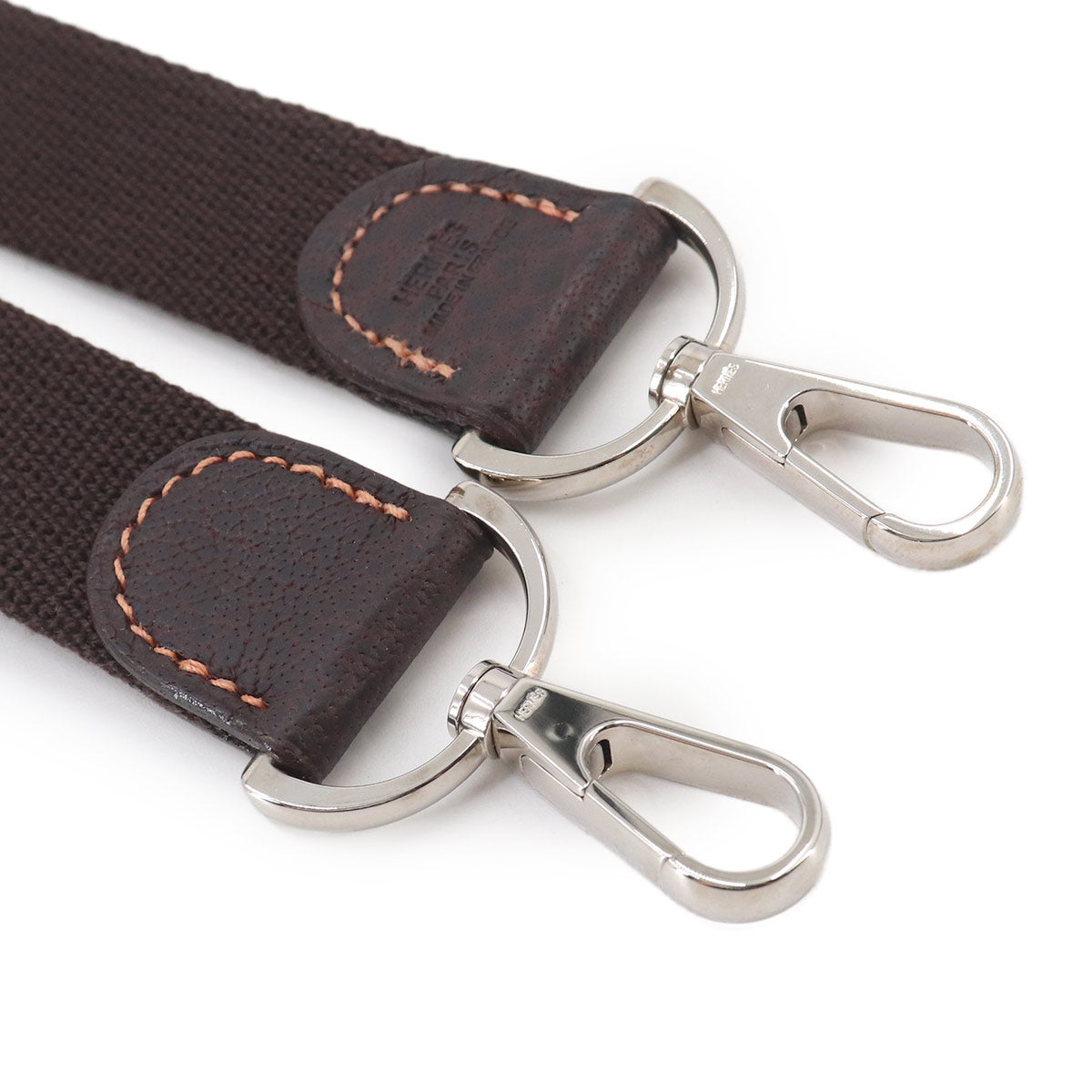 Shoulder Strap Everlyne Canvas Leather Brown