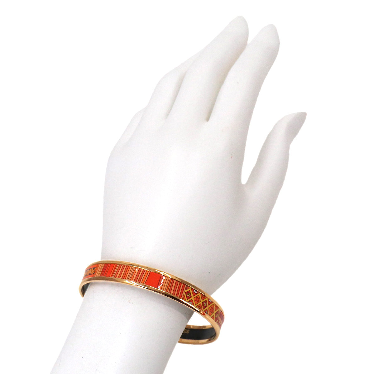 Email PM Bangle Bracelet Orange Gold Accessory
