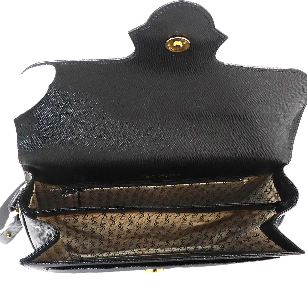 Shoulder Bag Leather Black Purse