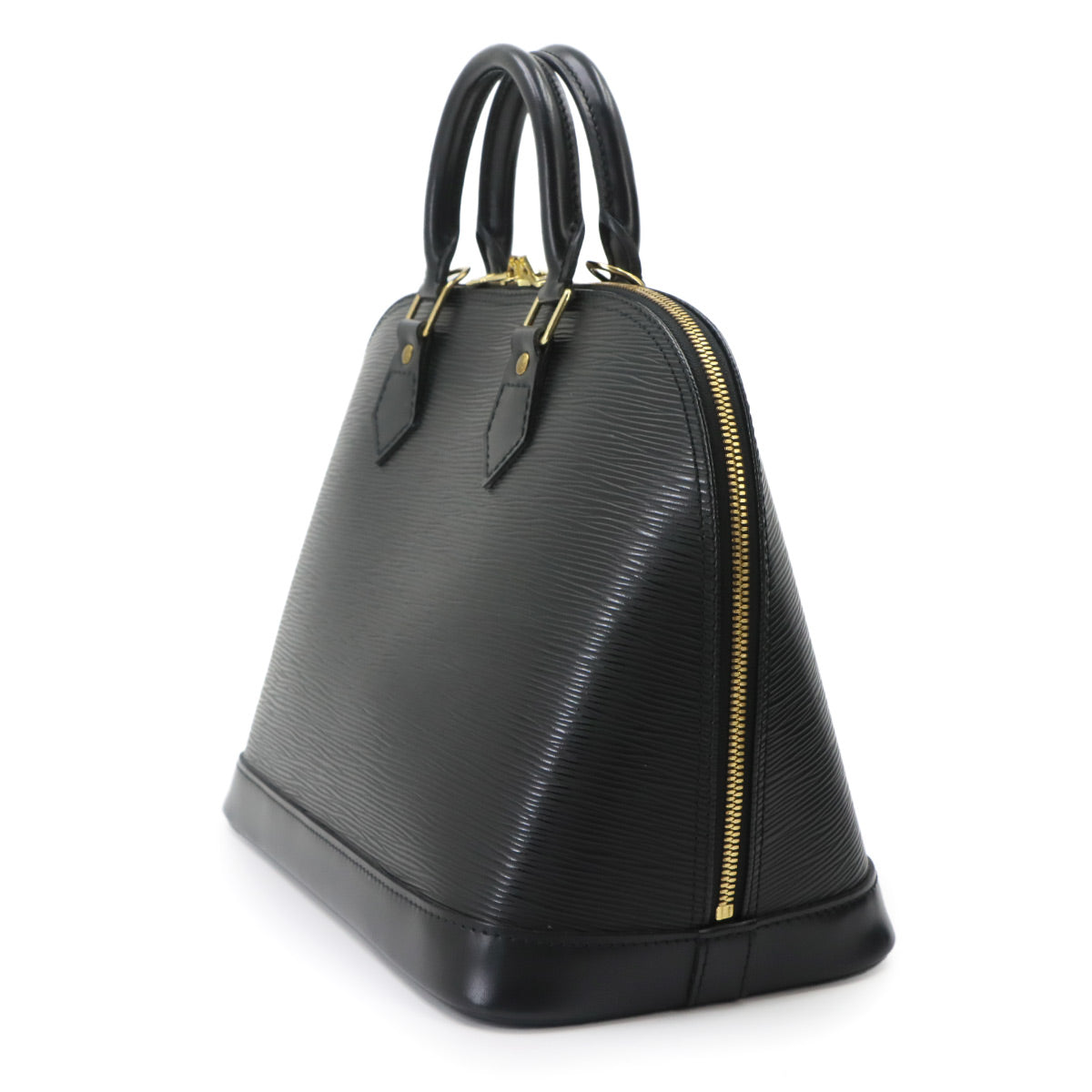 Epi Alma PM Hand Bag Leather Noir Black M52142 Purse