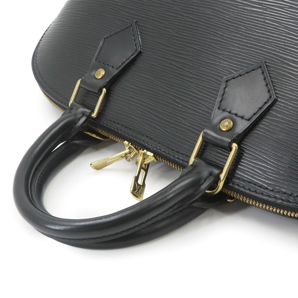 Epi Alma PM Hand Bag Leather Noir Black M52142 Purse