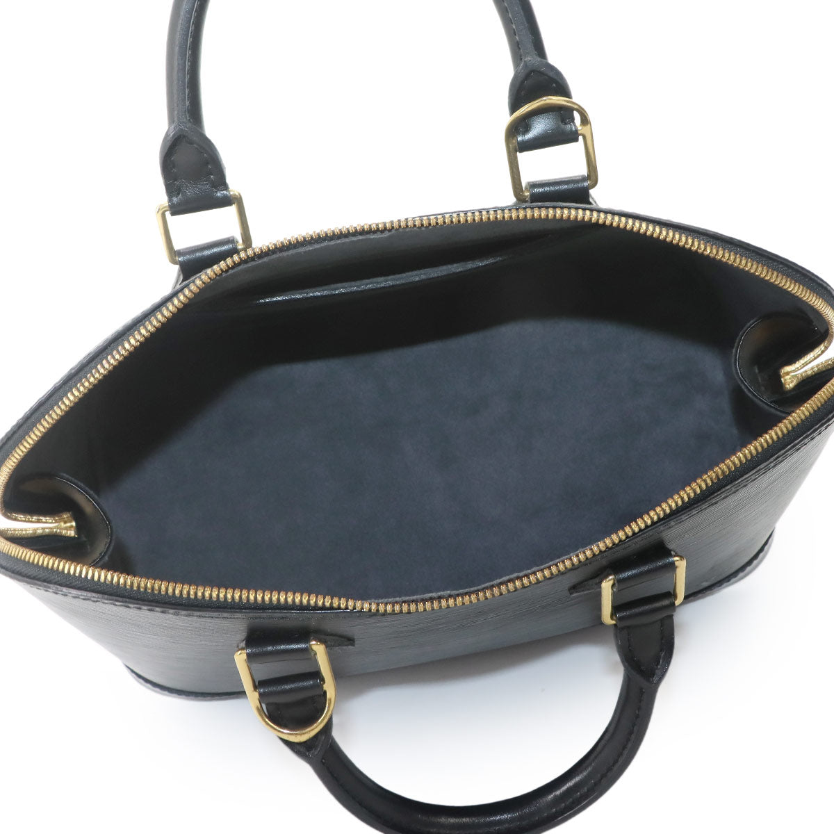 Epi Alma PM Hand Bag Leather Noir Black M52142 Purse