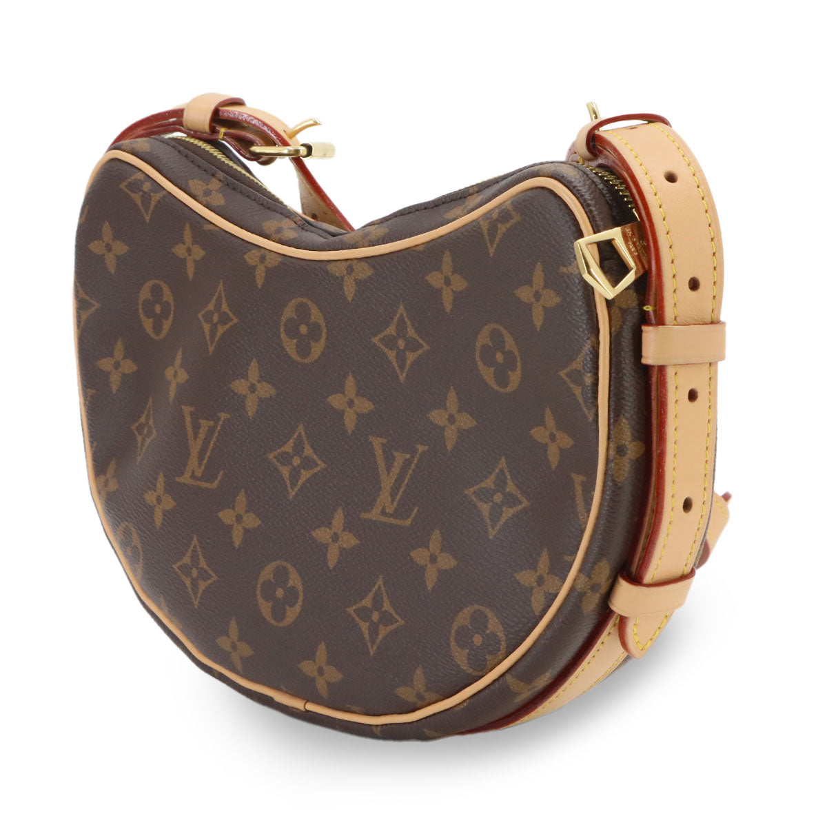 Monogram Croissant Shoulder Bag Brown M46828 Purse
