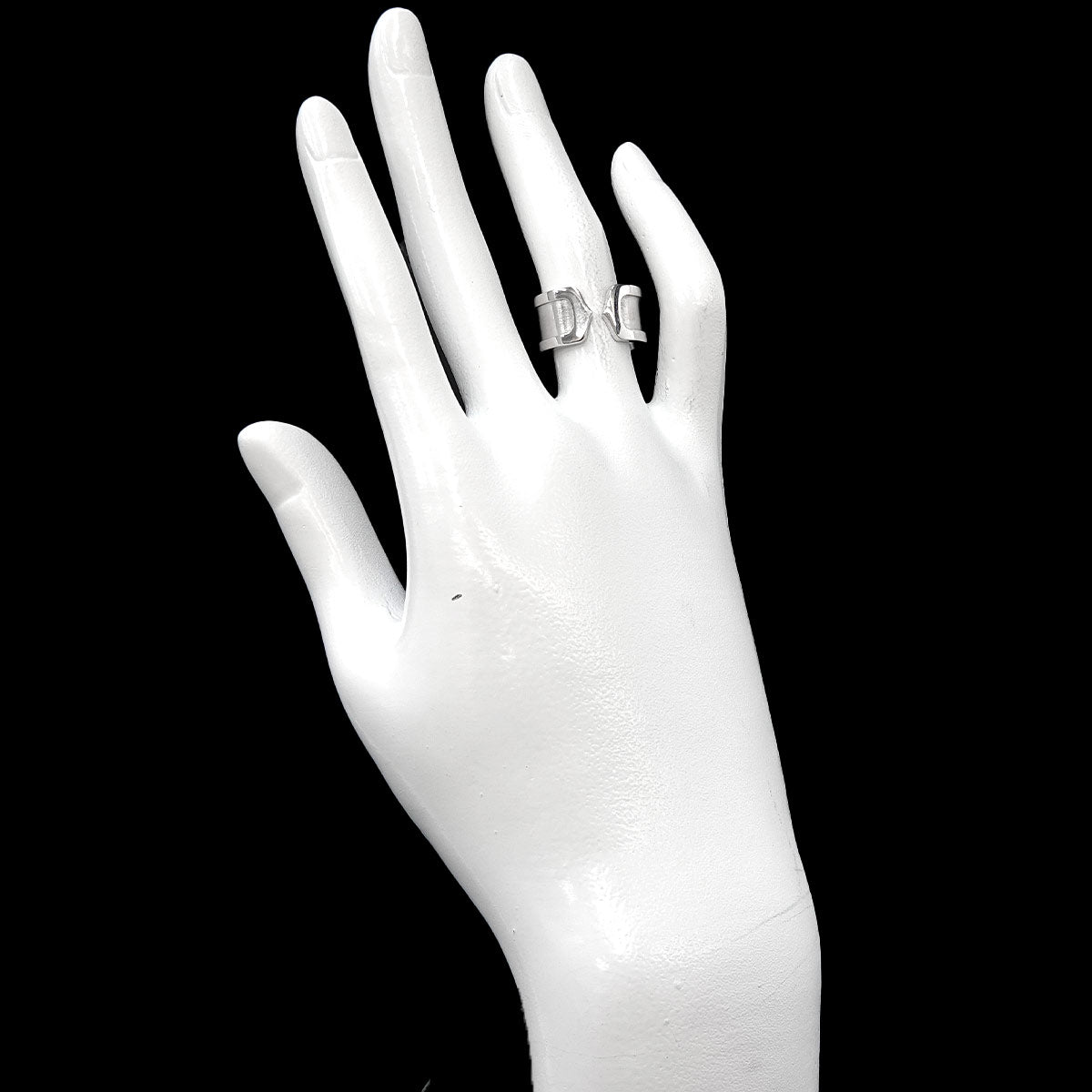 C2 2C Ring 18K White Gold 750 size48 4.5(US)