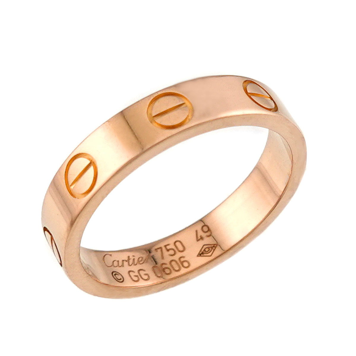 Mini Love Ring 18K Pink Gold 750 size49 4.75-5(US)