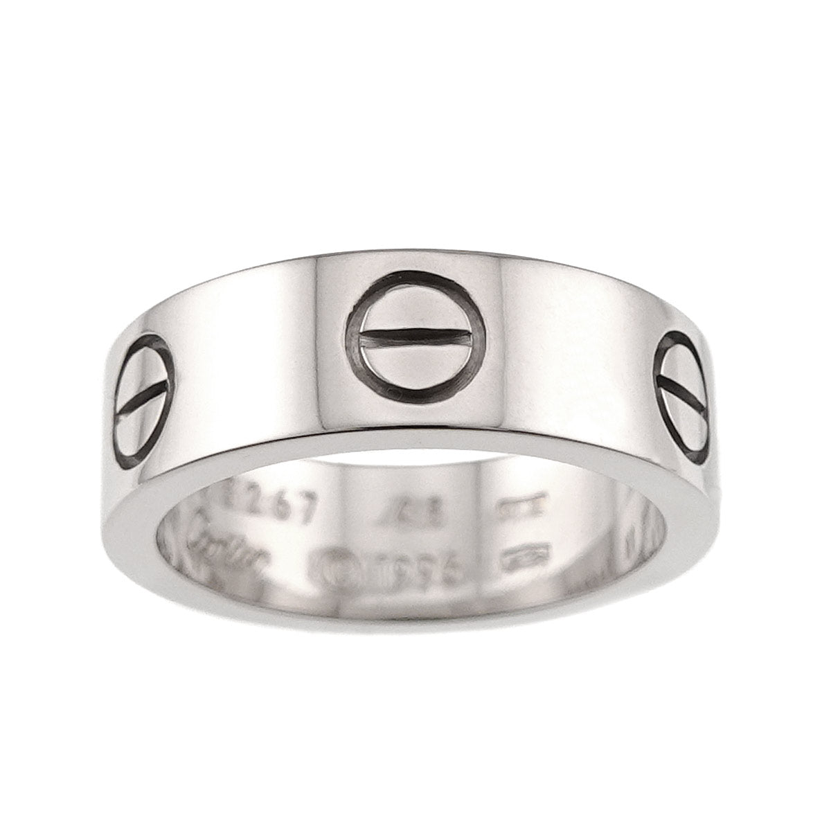 Love Classic Ring 18K White Gold 750 size48 4(US)