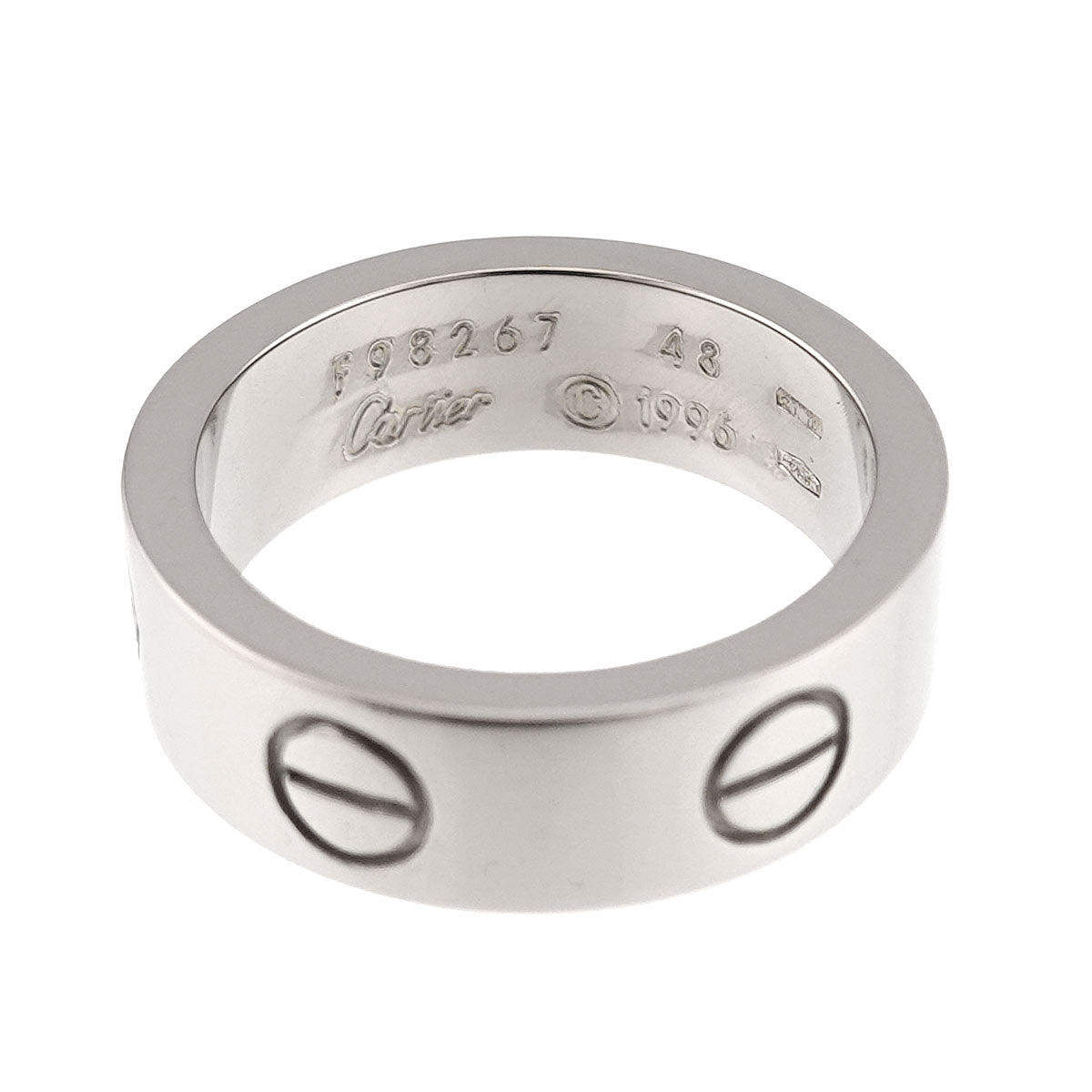 Love Classic Ring 18K White Gold 750 size48 4(US)