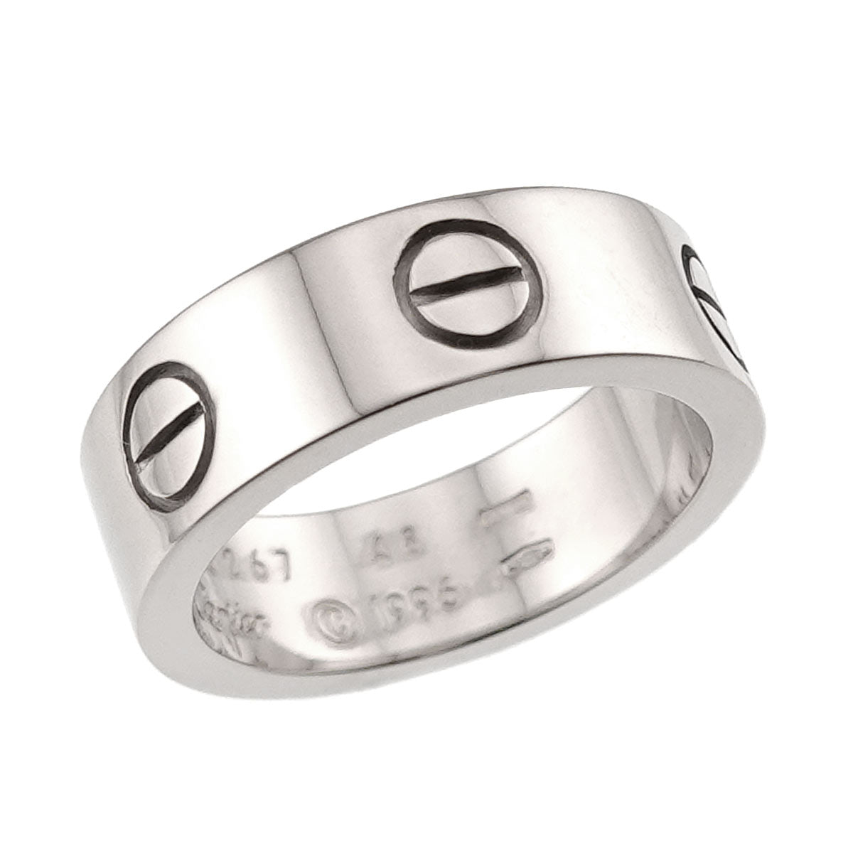 Love Classic Ring 18K White Gold 750 size48 4(US)