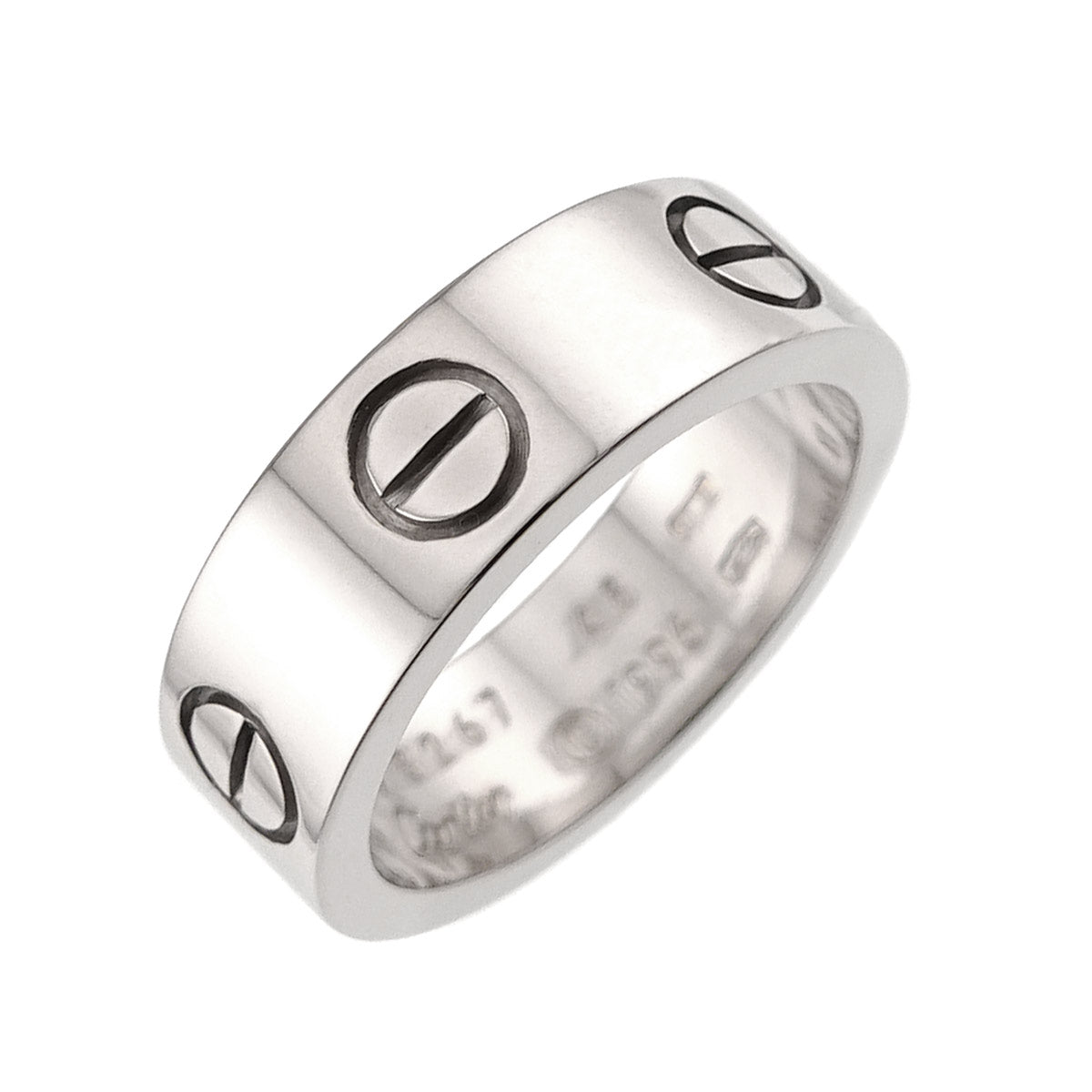 Love Classic Ring 18K White Gold 750 size48 4(US)