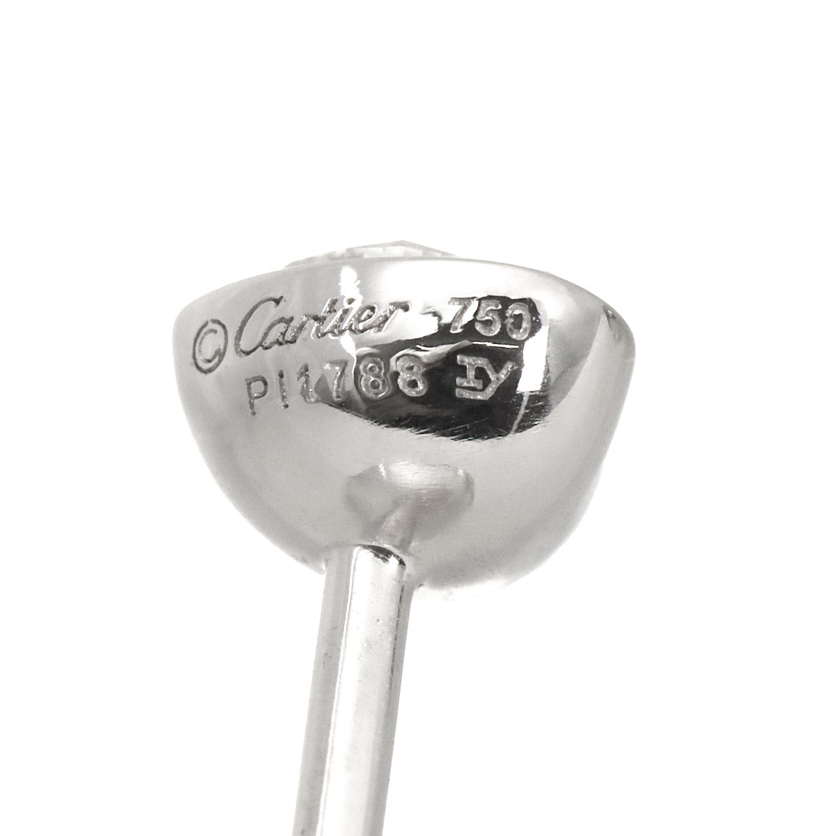 Diamants Legers Diamond Earrings Pierced 18K WG 750