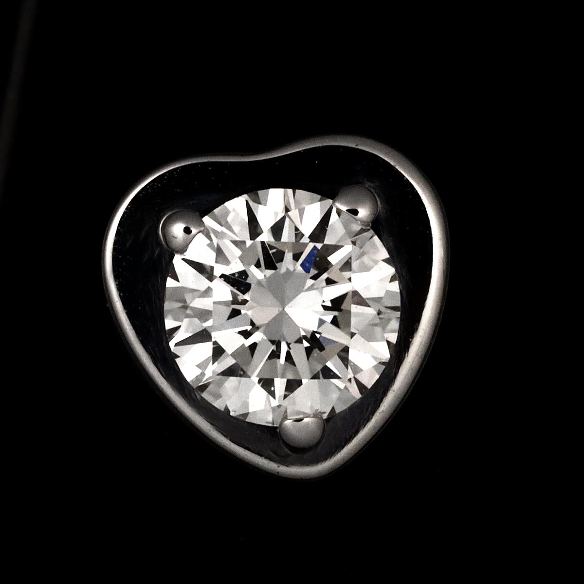 Diamants Legers Diamond Earrings Pierced 18K WG 750