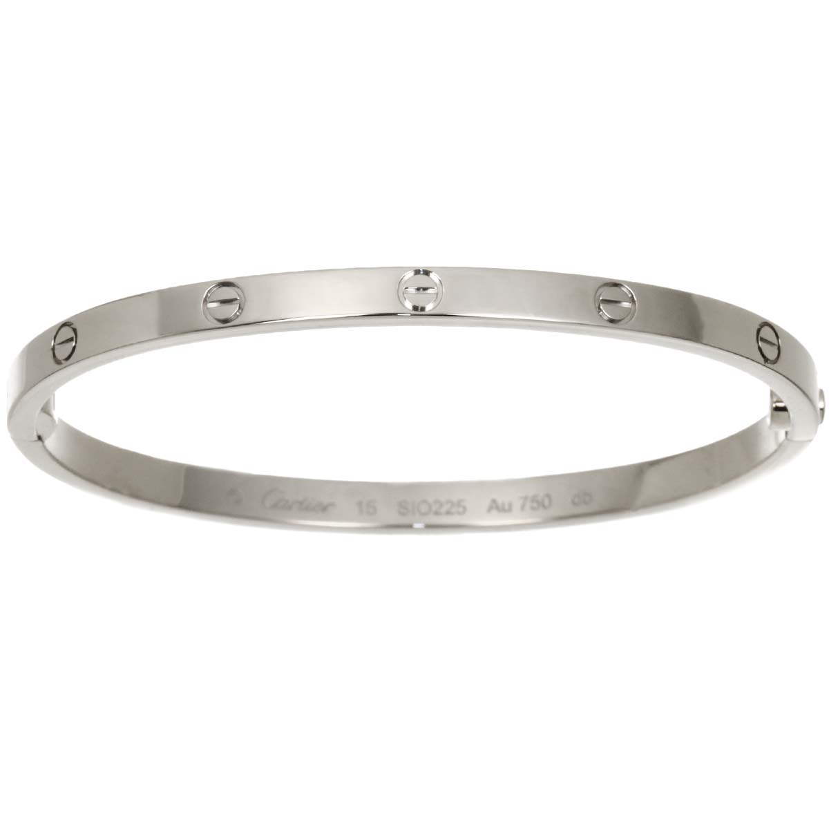 Love Bracelet SM 18K White Gold 750 Size15