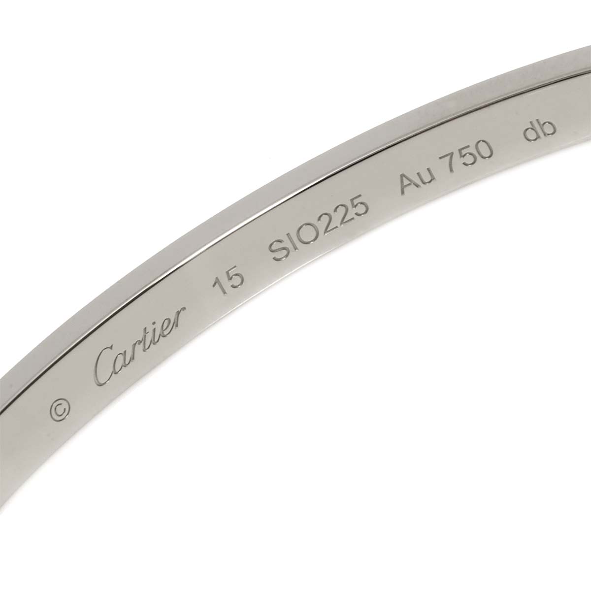 Love Bracelet SM 18K White Gold 750 Size15