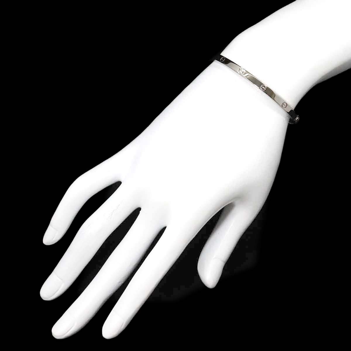 Love Bracelet SM 18K White Gold 750 Size15