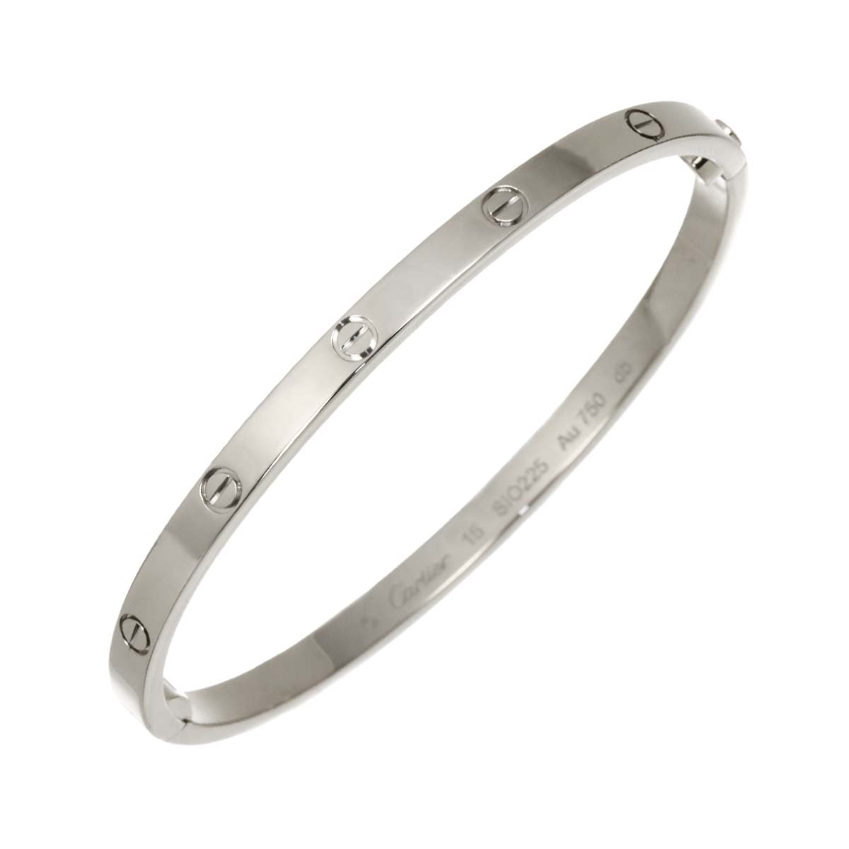 Love Bracelet SM 18K White Gold 750 Size15