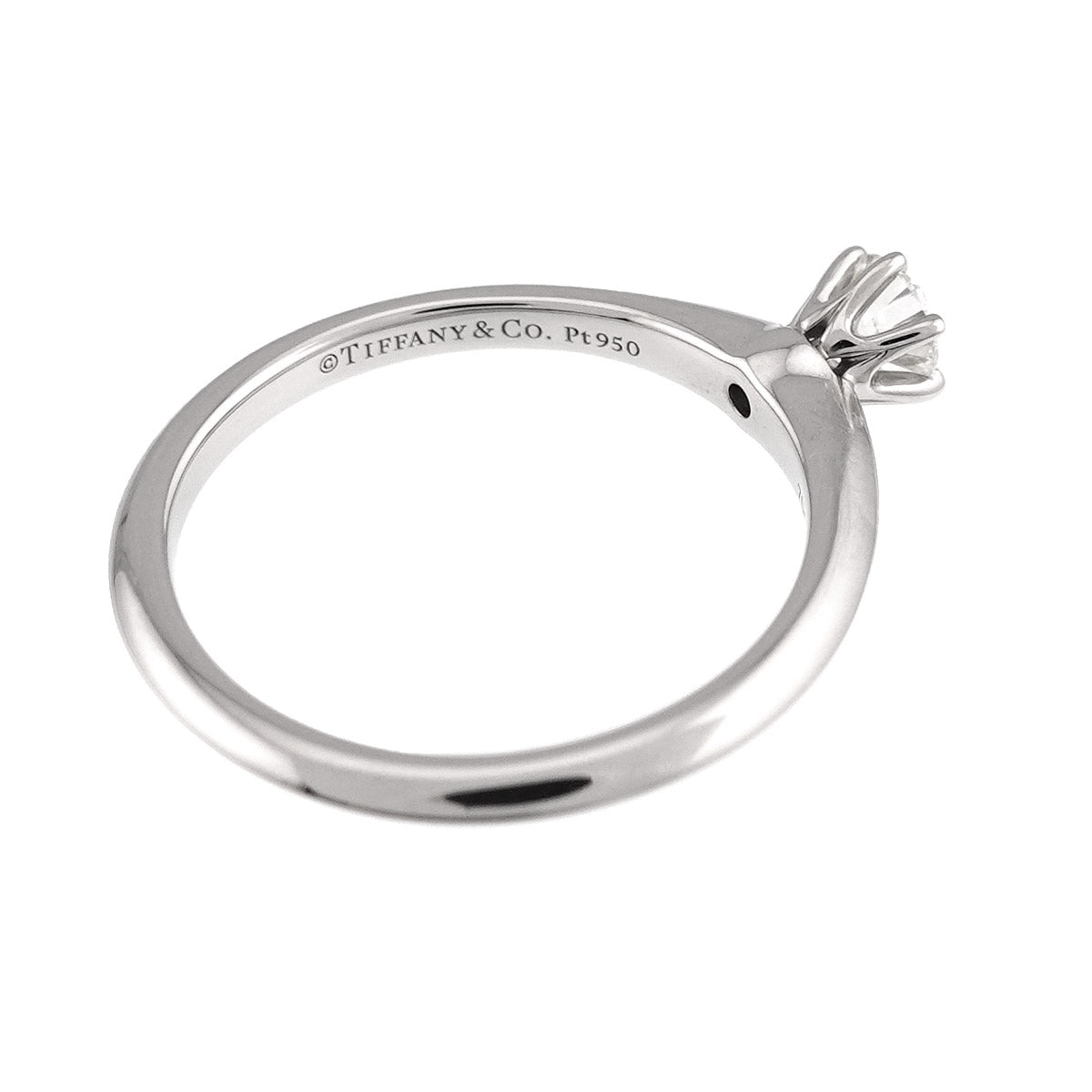 Diamond 0.23ct I/VVS1/3EX Ring Pt Platinum Size5.25-5.5(US)