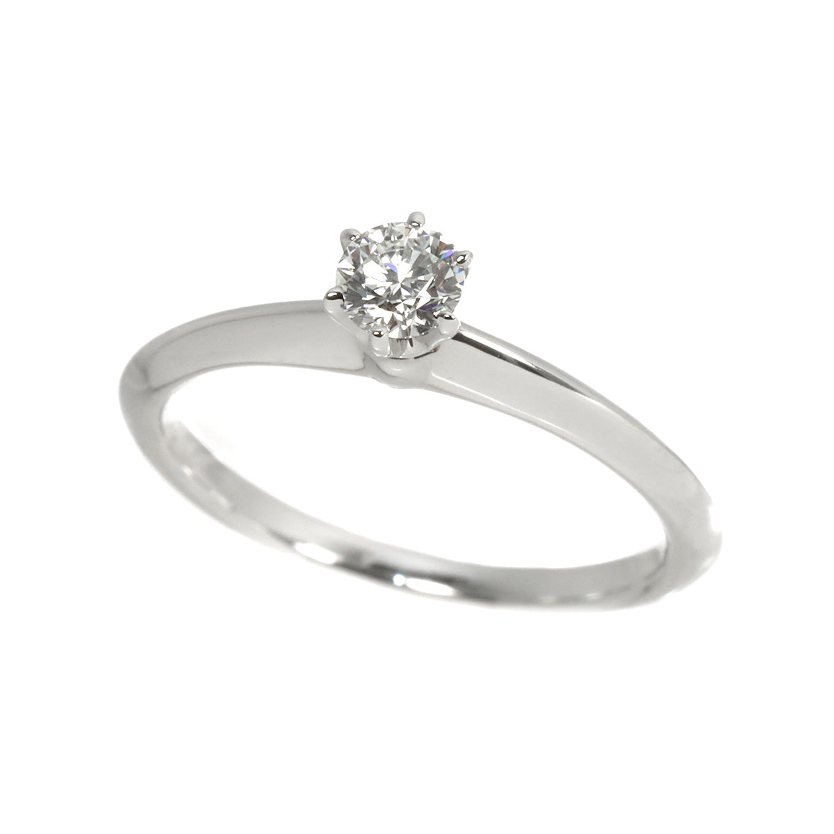 Diamond 0.23ct I/VVS1/3EX Ring Pt Platinum Size5.25-5.5(US)