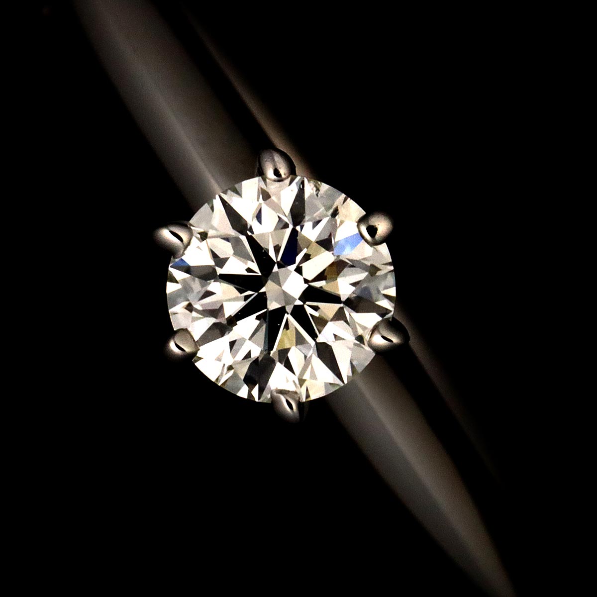 Diamond 0.23ct I/VVS1/3EX Ring Pt Platinum Size5.25-5.5(US)