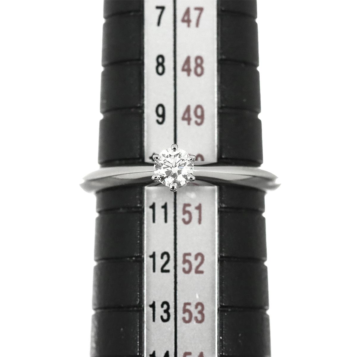 Diamond 0.18ct I/VS1/3EX Ring Pt Platinum Size5.25-5.5(US)