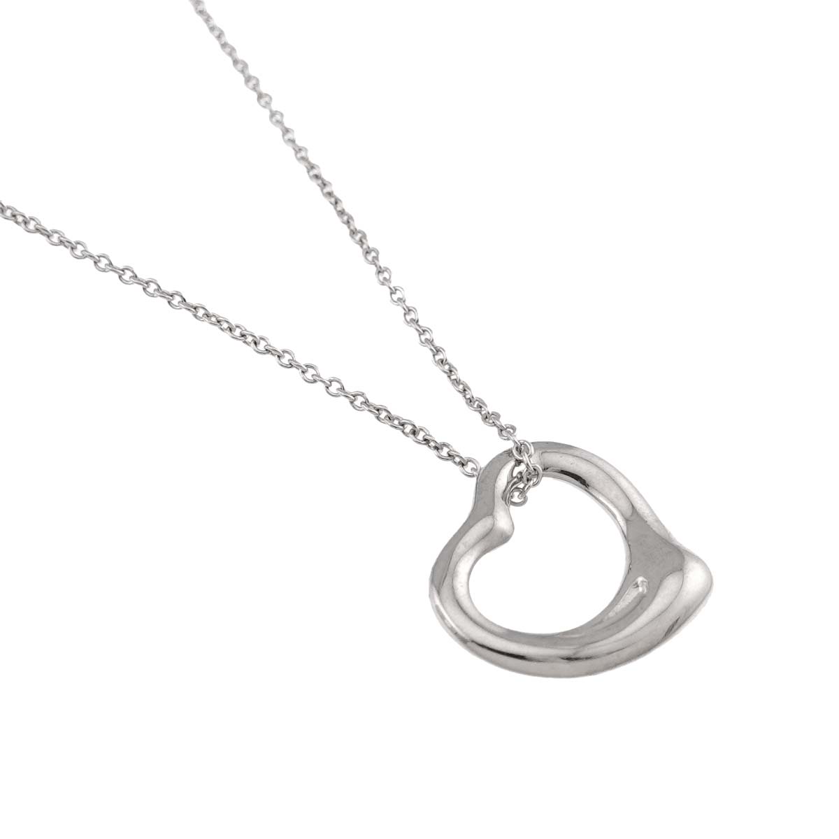 Open Heart Necklace Silver 925