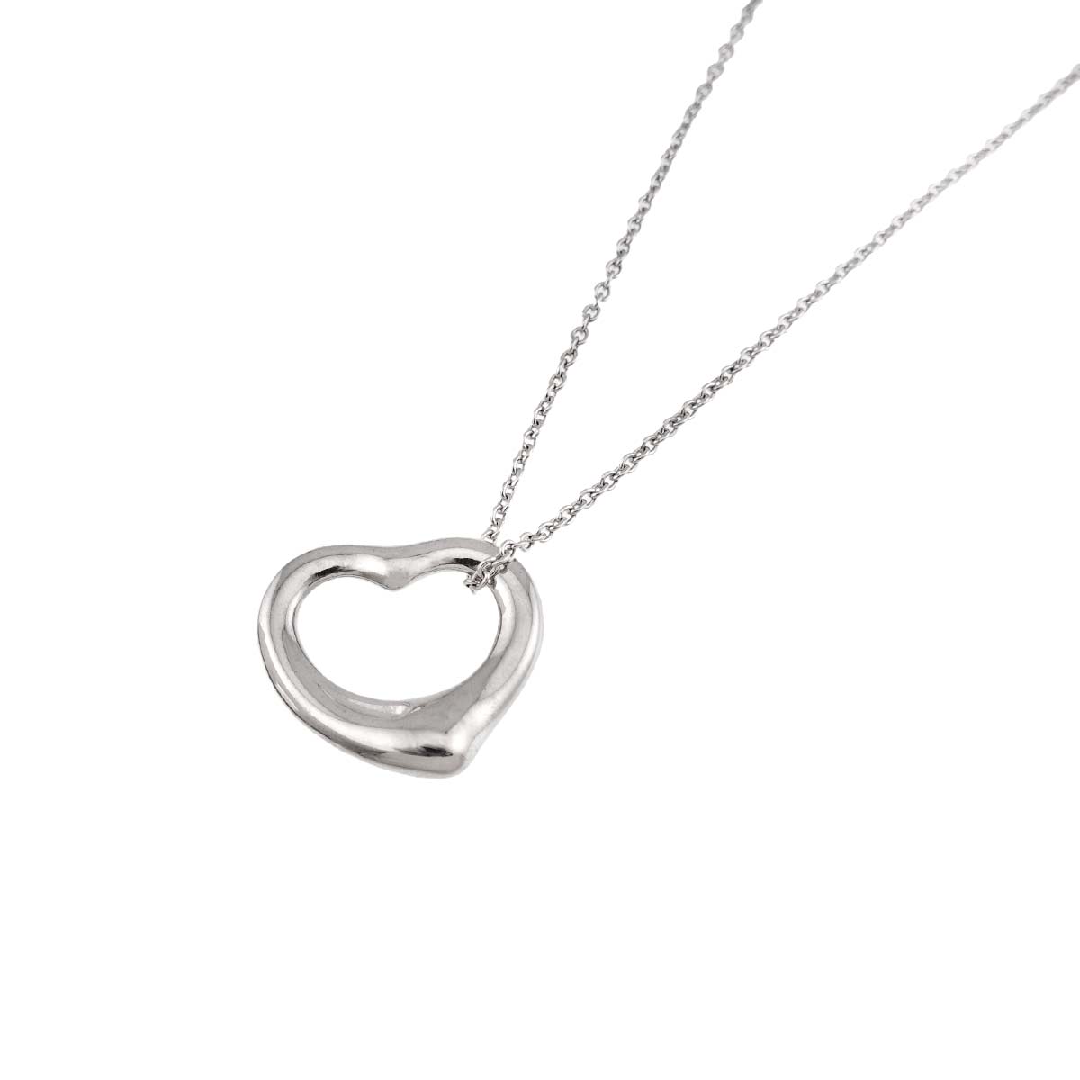 Open Heart Necklace Silver 925