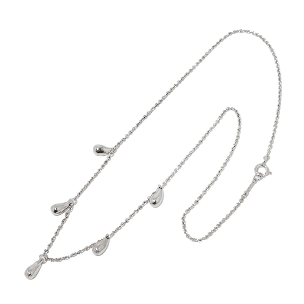 Teardrop 5Motif Necklace Silver 925