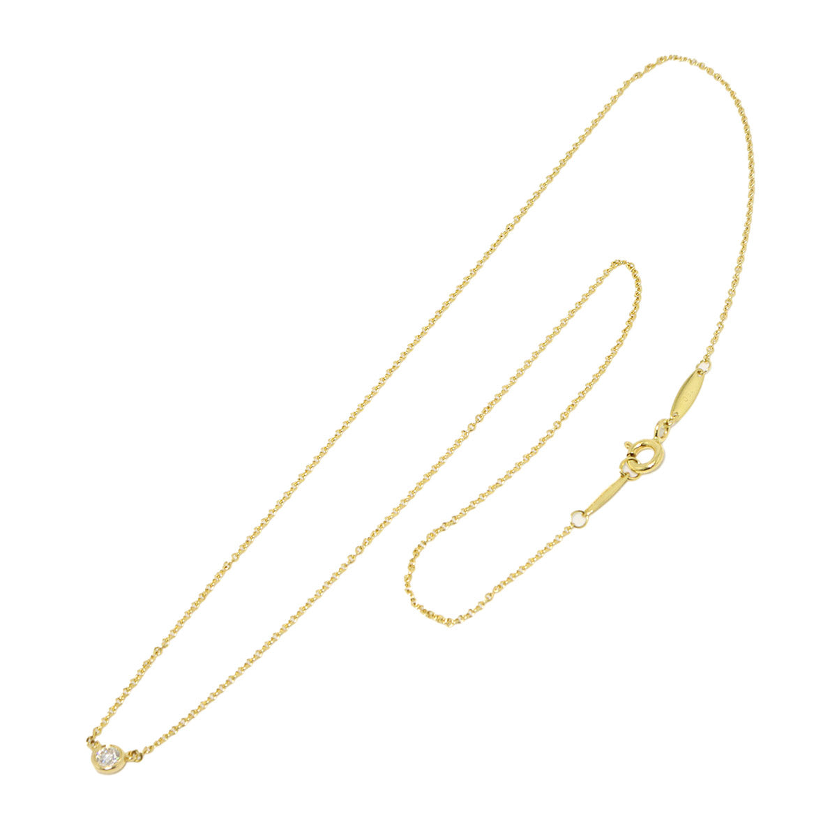 By The Yard Diamond Necklace 18K YG 750