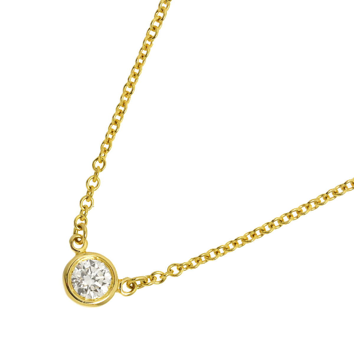 By The Yard Diamond Necklace 18K YG 750