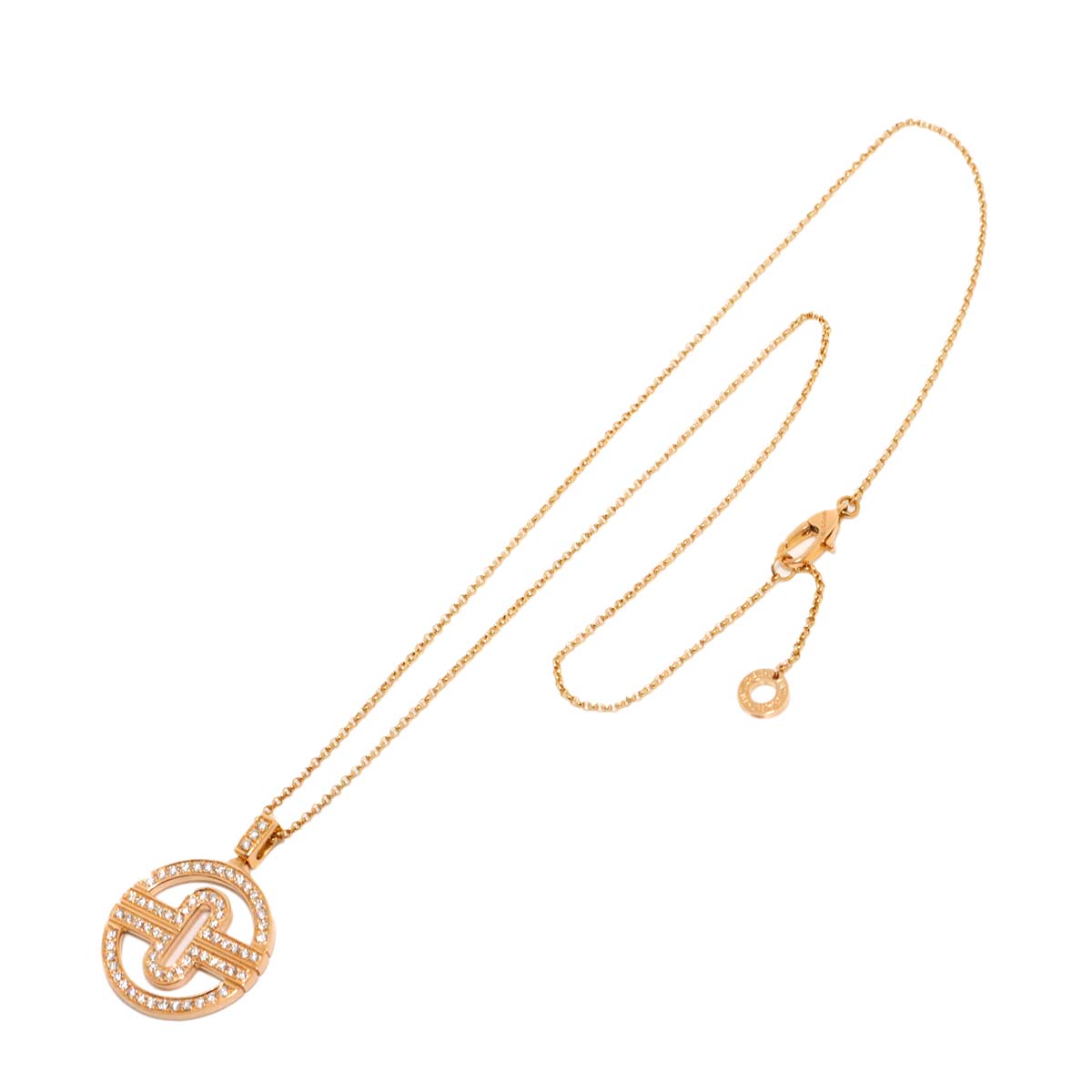 Parentesi Diamond Necklace 18K Pink Gold 750