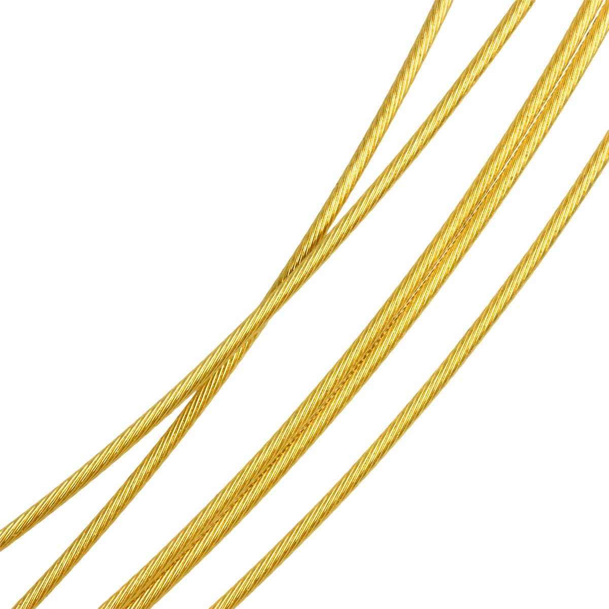Wire Necklace 18K Yellow Gold 750