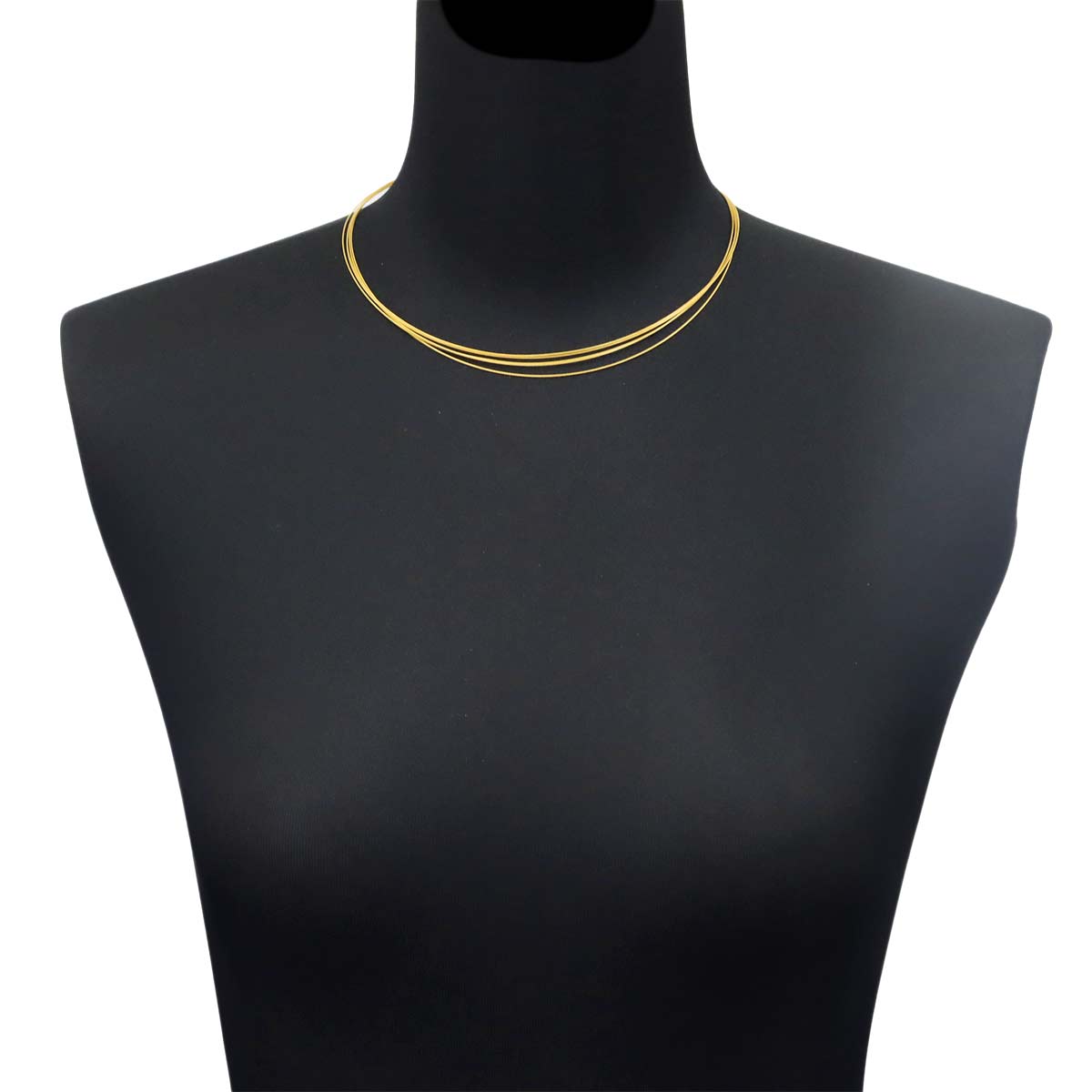 Wire Necklace 18K Yellow Gold 750