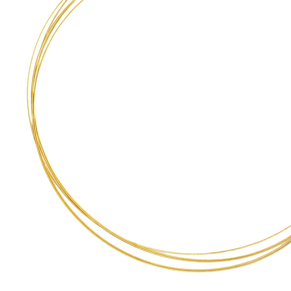 Wire Necklace 18K Yellow Gold 750