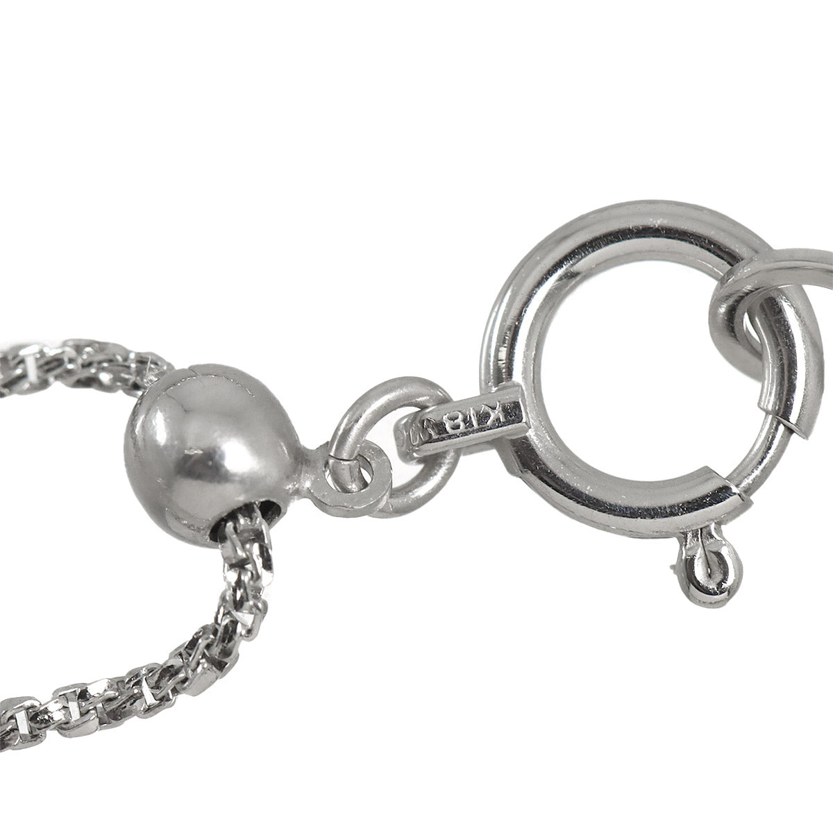 Akoya Pearl 7.0mm Diamond 0.15ct Necklace 18K WG 750