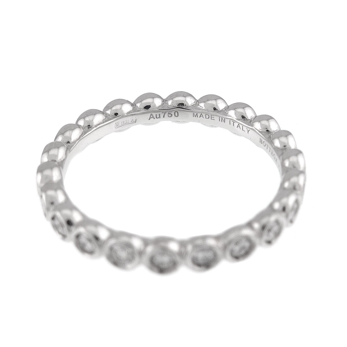 Diamond Ring 18K WG 750 Size10 5.25(US)