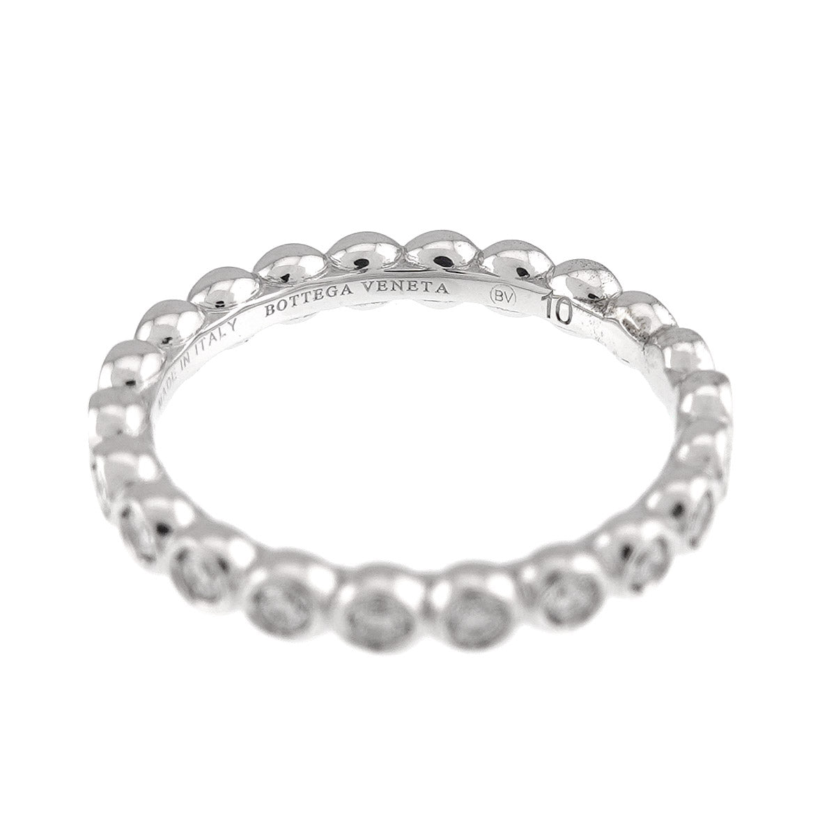 Diamond Ring 18K WG 750 Size10 5.25(US)
