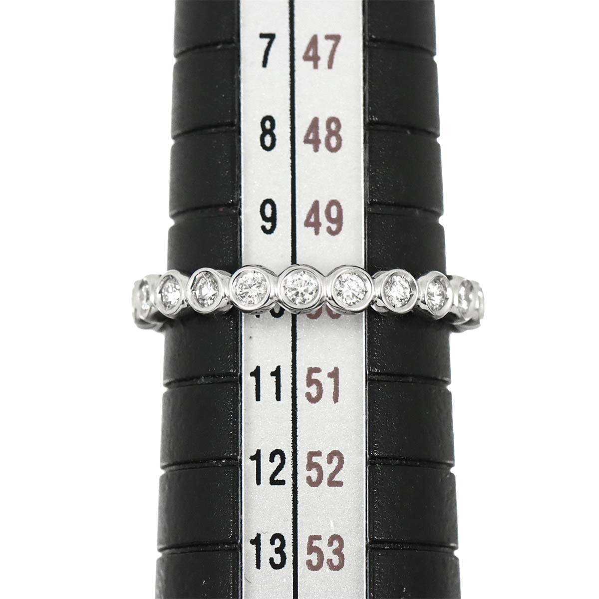Diamond Ring 18K WG 750 Size10 5.25(US)