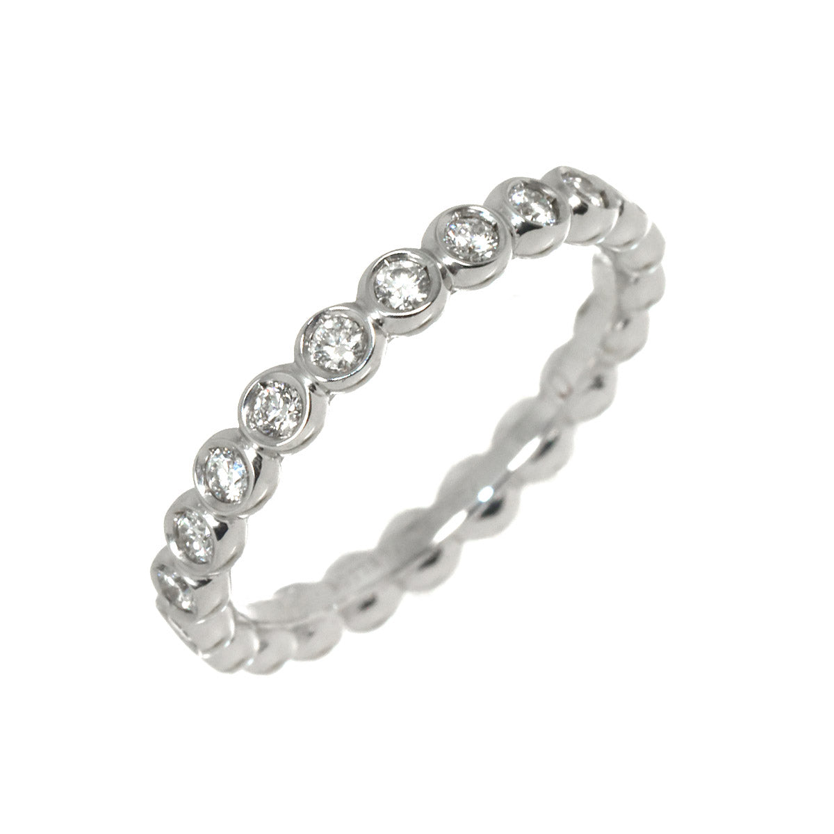 Diamond Ring 18K WG 750 Size10 5.25(US)