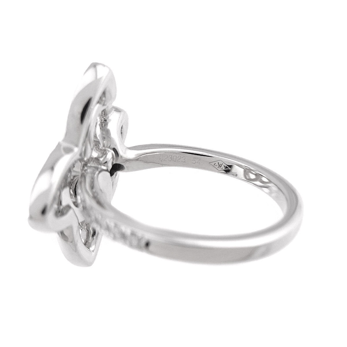 Fleur Aldant Diamond Ring 18K WG size54 6.75(US)