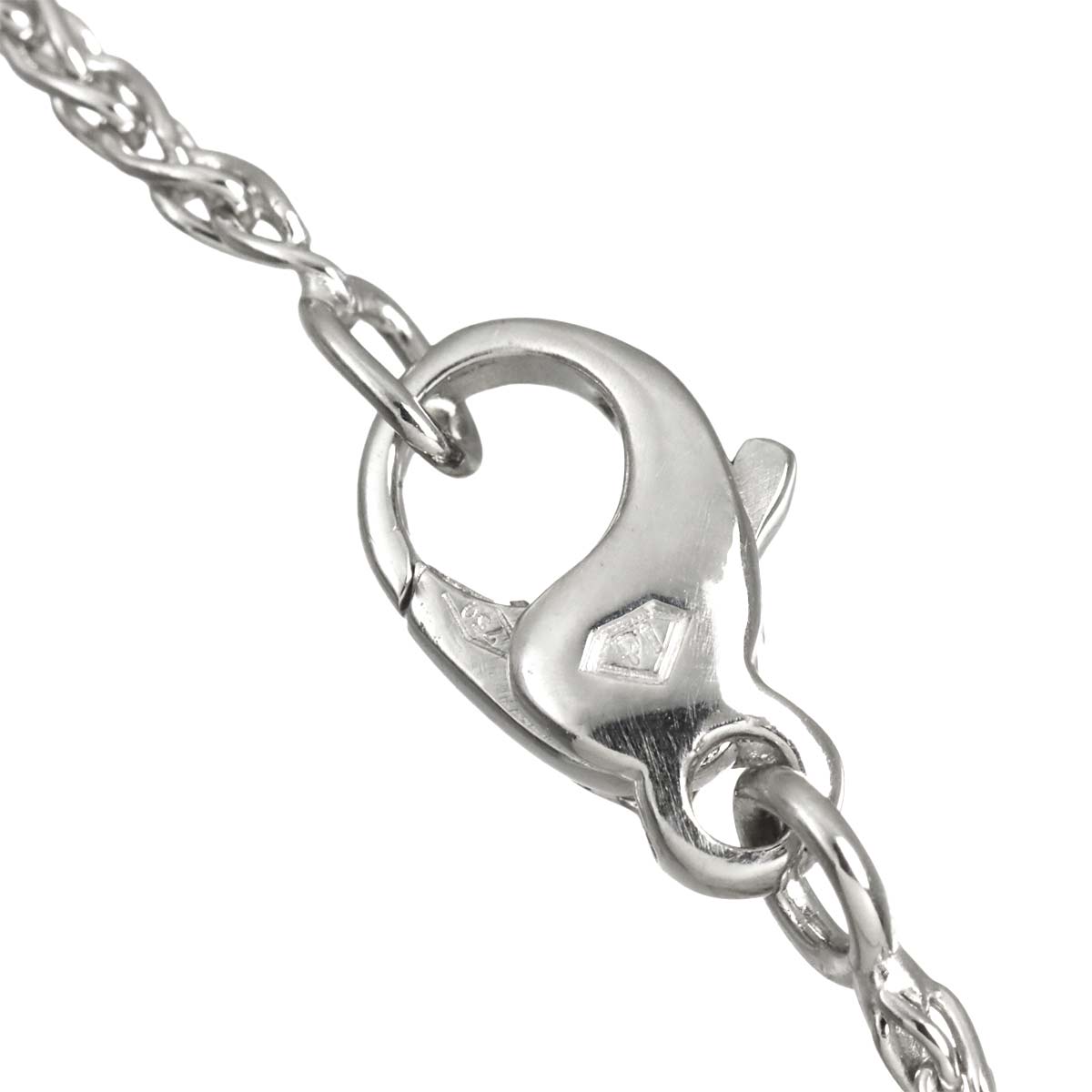 Chain Necklace 18K White Gold 750
