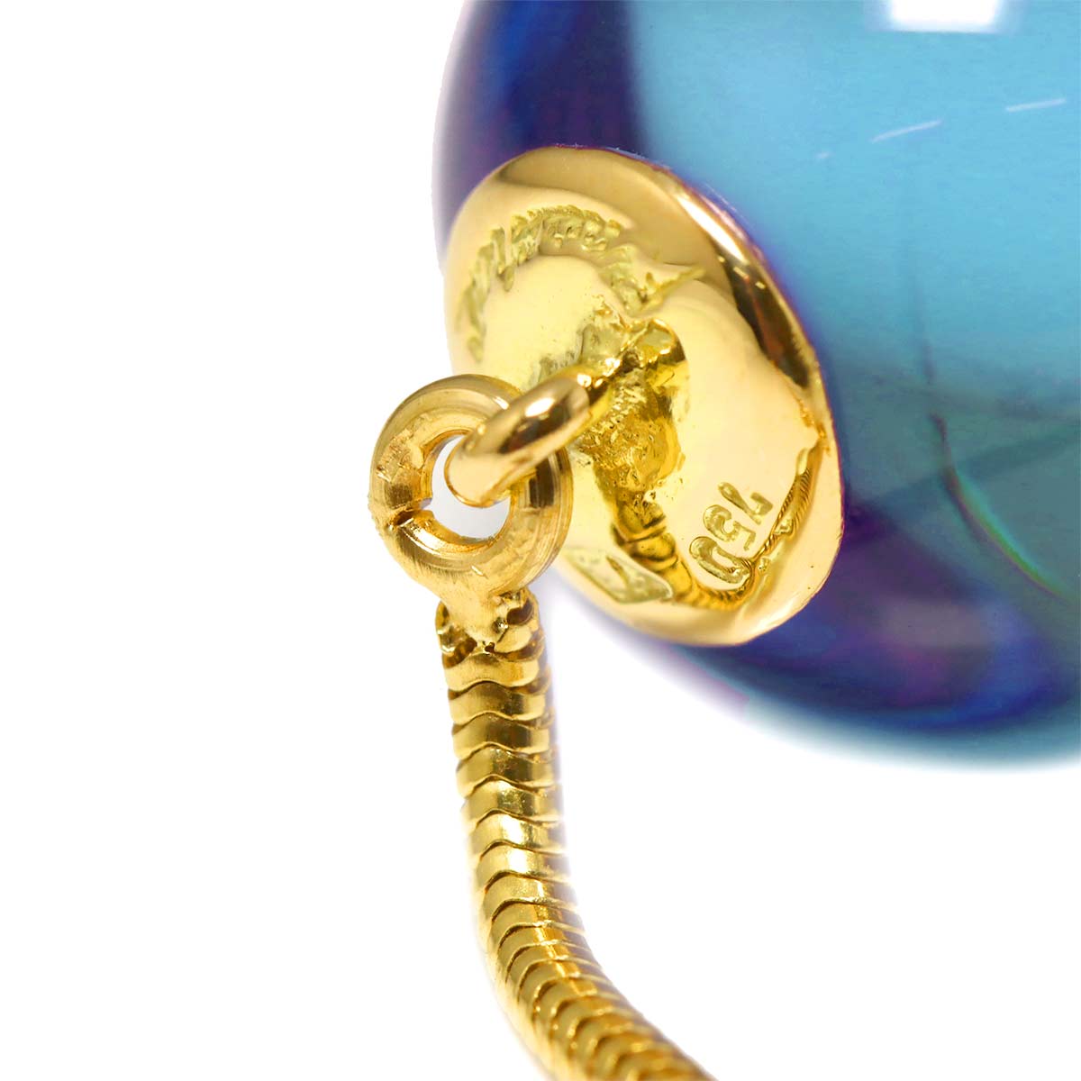 Tentation Crystal Necklace 18K Yellow Gold 750