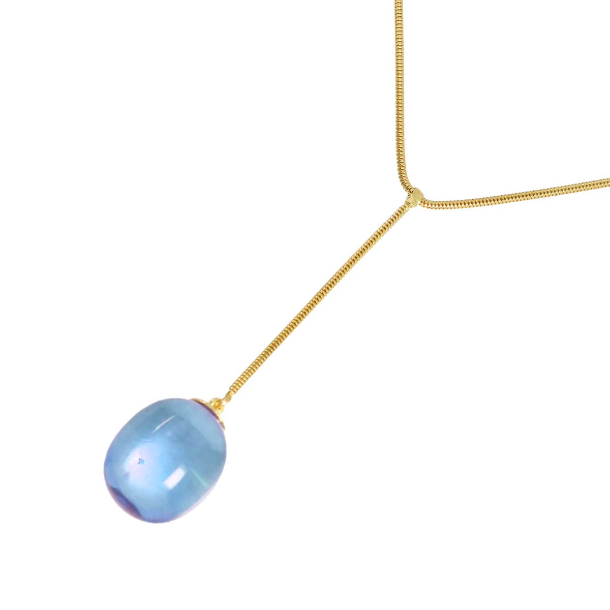 Tentation Crystal Necklace 18K Yellow Gold 750