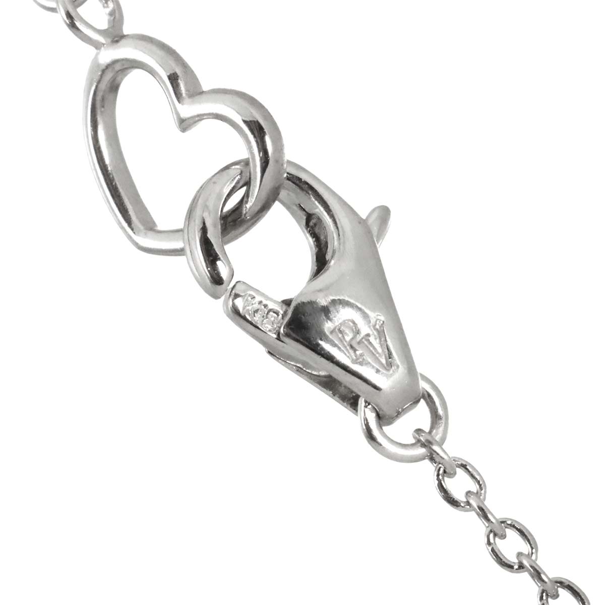 Diamond 0.620ct Necklace 18K White Gold 750