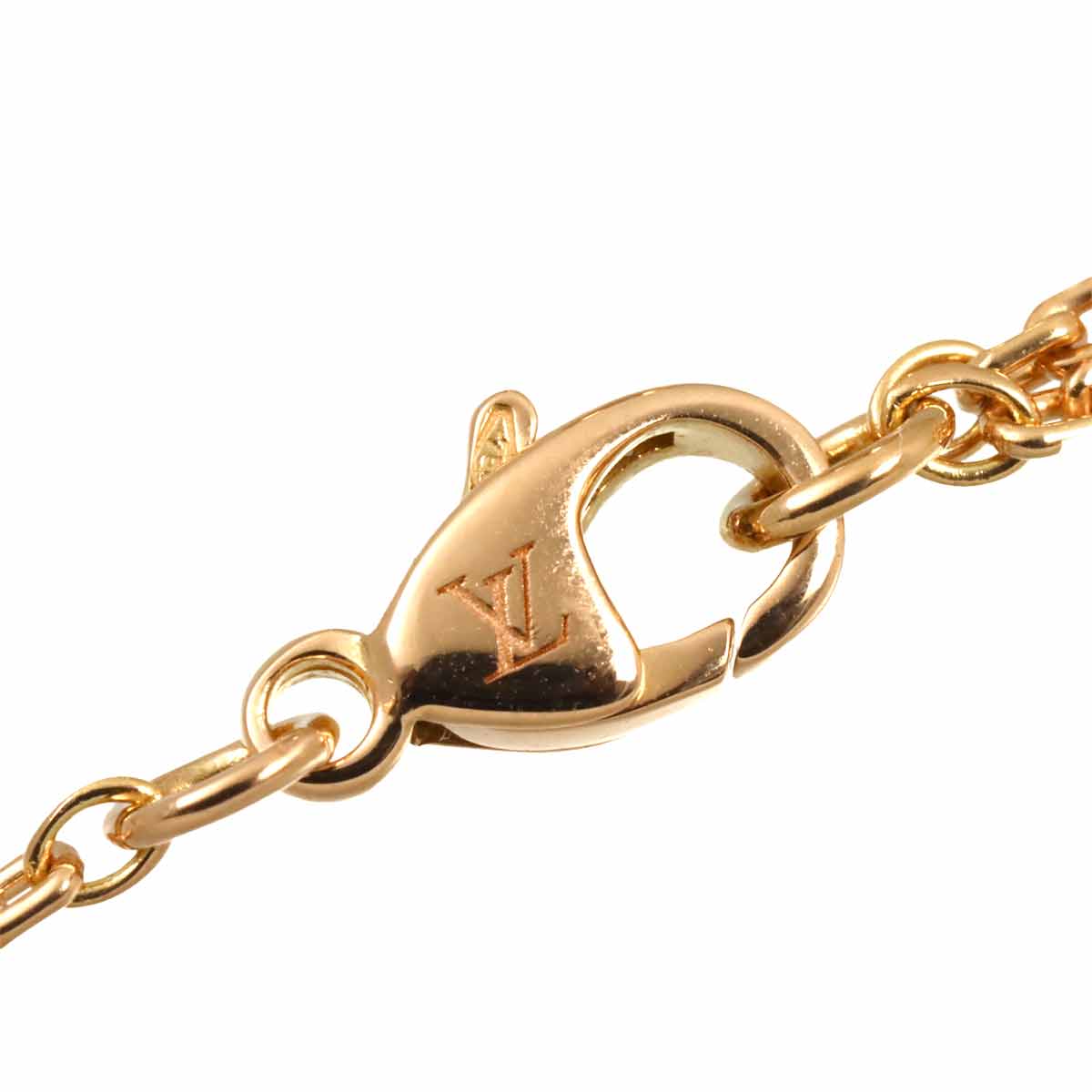 Damier Diamond Necklace 18K PG 750